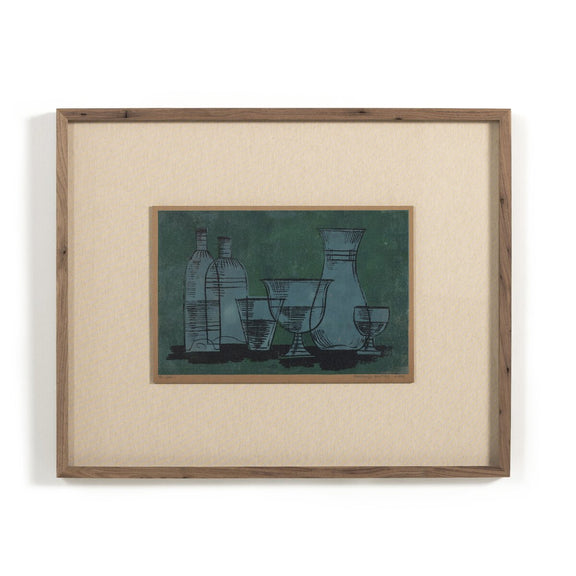 Glass I  by Pepi Sprohge - Rustic Walnut
