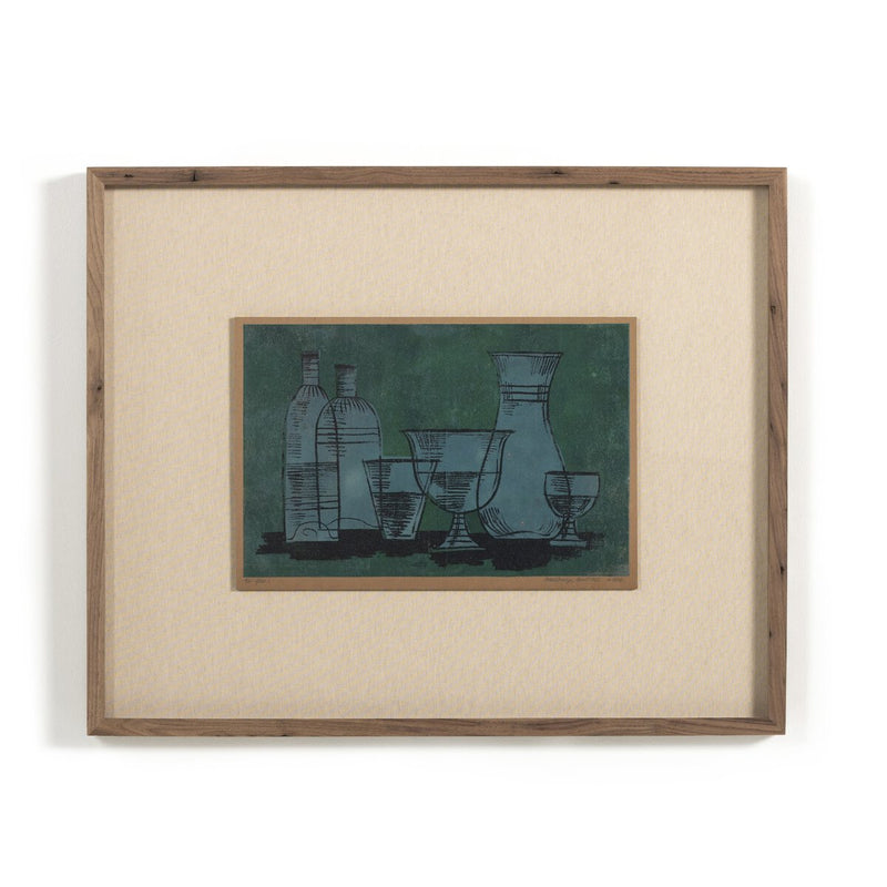 Glass I  by Pepi Sprohge - Rustic Walnut