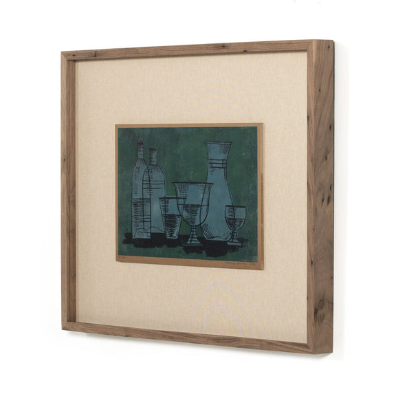 Glass I  by Pepi Sprohge - Rustic Walnut