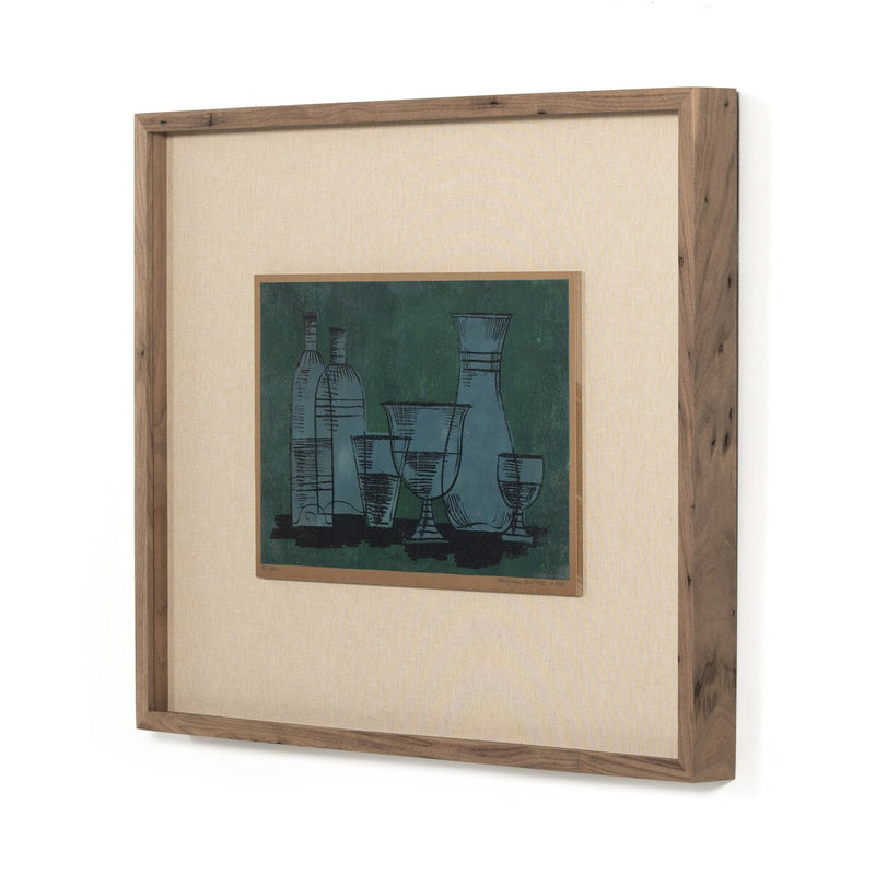 Glass I  by Pepi Sprohge - Rustic Walnut