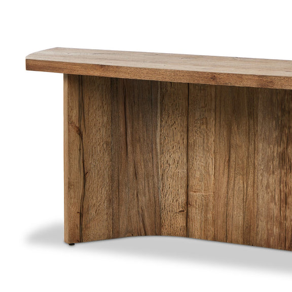 Brinton Console Table - Rustic Oak Veneer