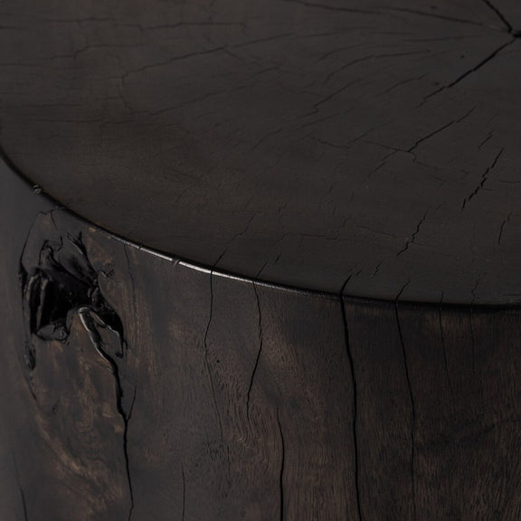 Tino End Table - Rubbed Black