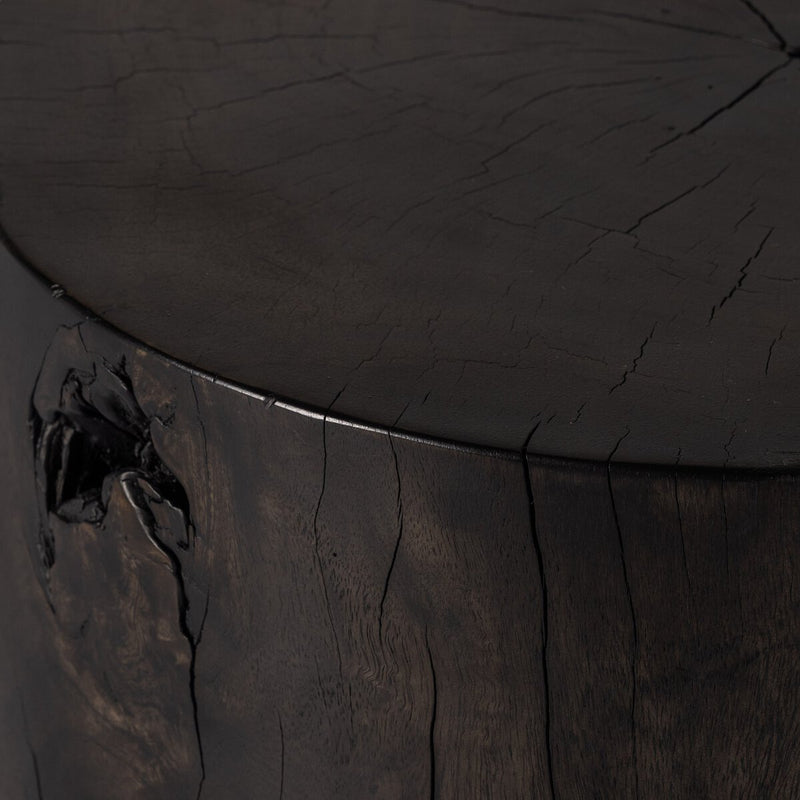 Tino End Table - Rubbed Black