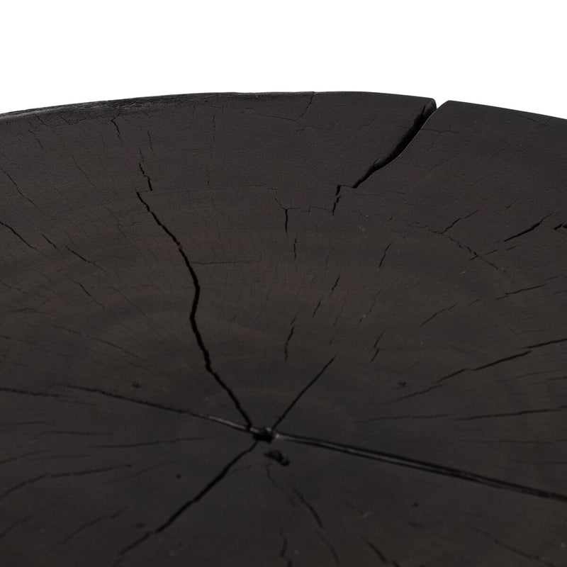 Tino End Table - Rubbed Black