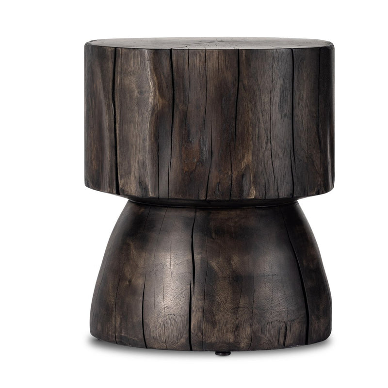 Tino End Table - Rubbed Black