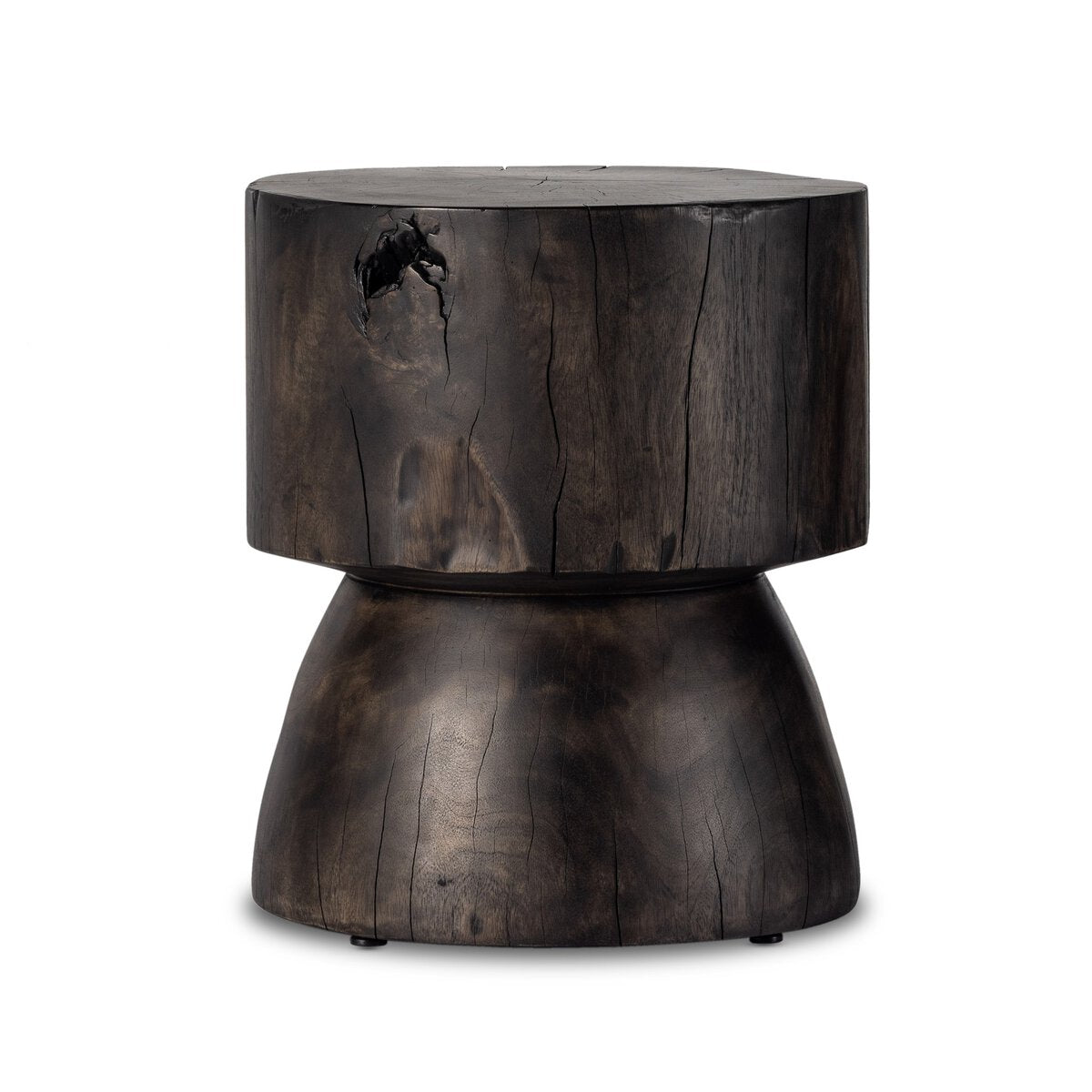 Tino End Table - Rubbed Black