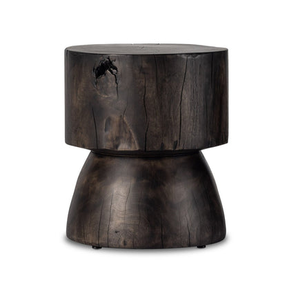 Tino End Table - Rubbed Black