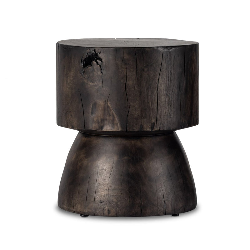 Tino End Table - Rubbed Black