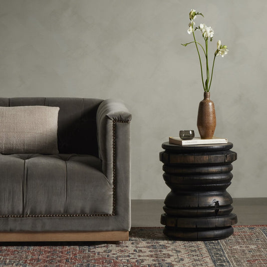 Judah End Table - Rubbed Black
