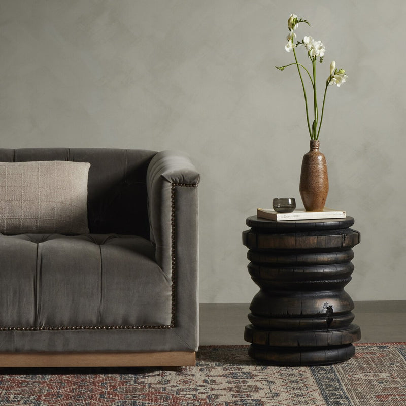Judah End Table - Rubbed Black