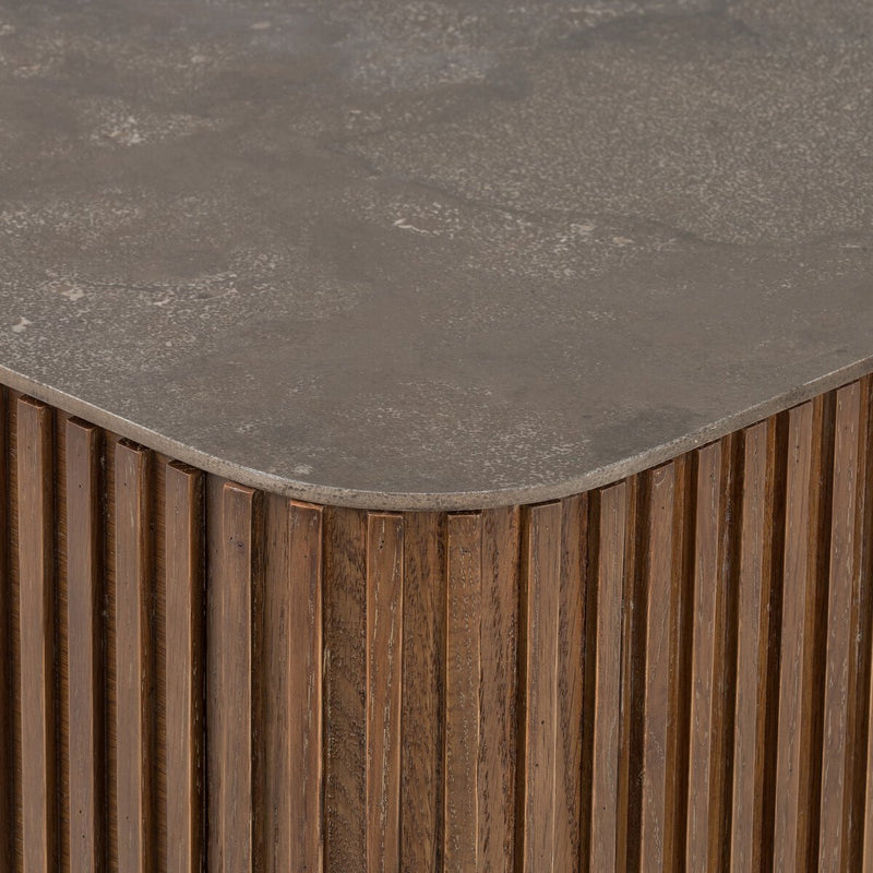 Fletcher Large Nightstand - Terra Brown Oak