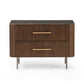 Fletcher Large Nightstand - Terra Brown Oak