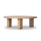 Mesa Round Coffee Table - Light Brushed Parawood