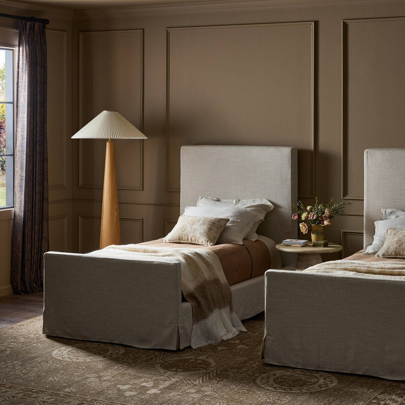 Daphne Slipcover Bed - Savoy Parchment