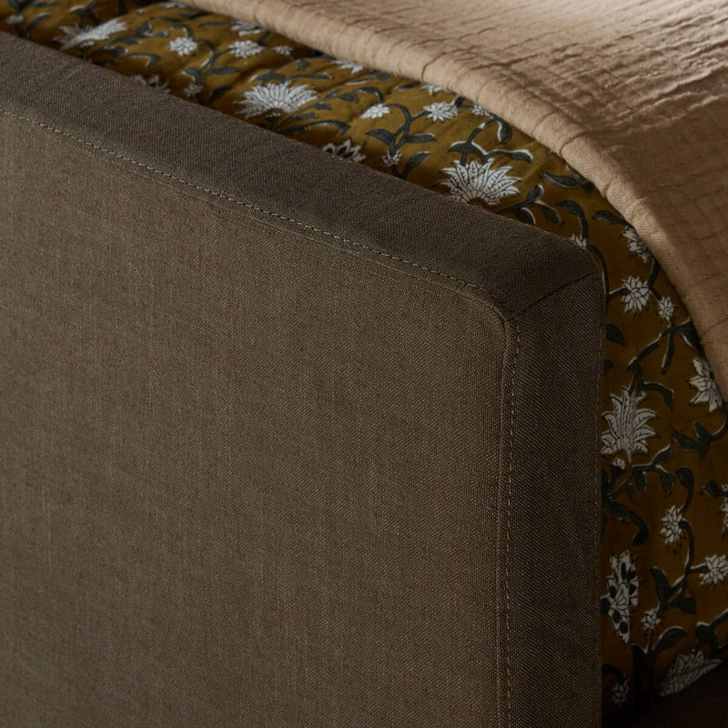 Daphne Slipcover Bed - Savoy Coffee
