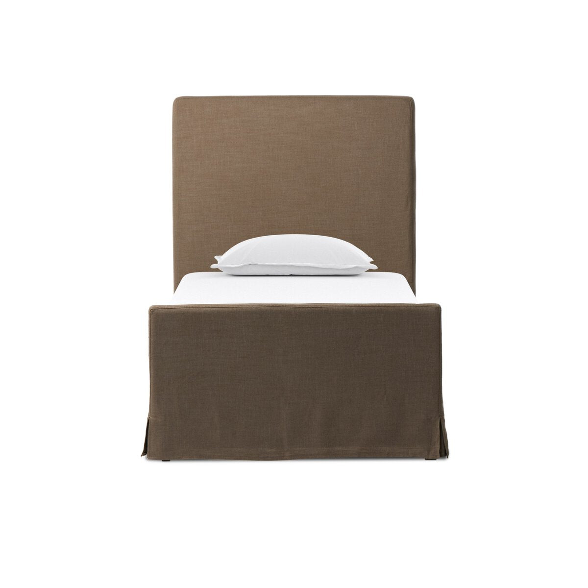 Daphne Slipcover Bed - Savoy Coffee