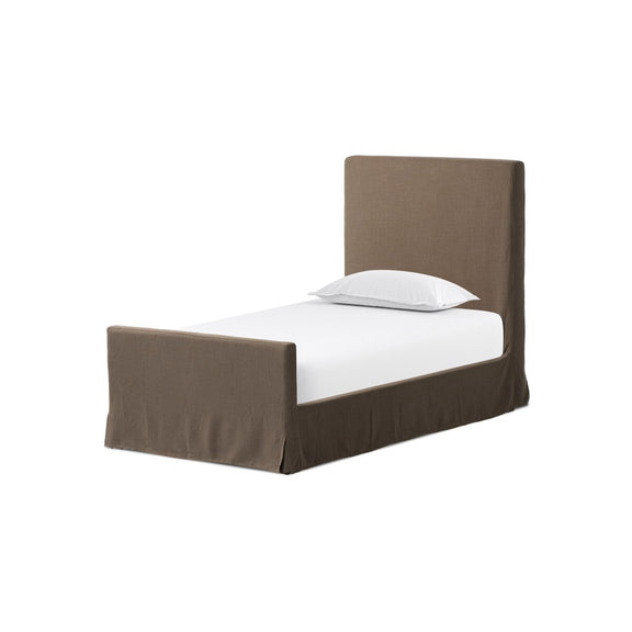 Daphne Slipcover Bed - Savoy Coffee