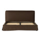 Aidan Slipcover Bed - Brussels Coffee