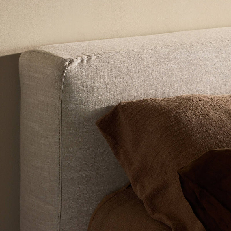 Aidan Slipcover Bed - Savoy Parchment