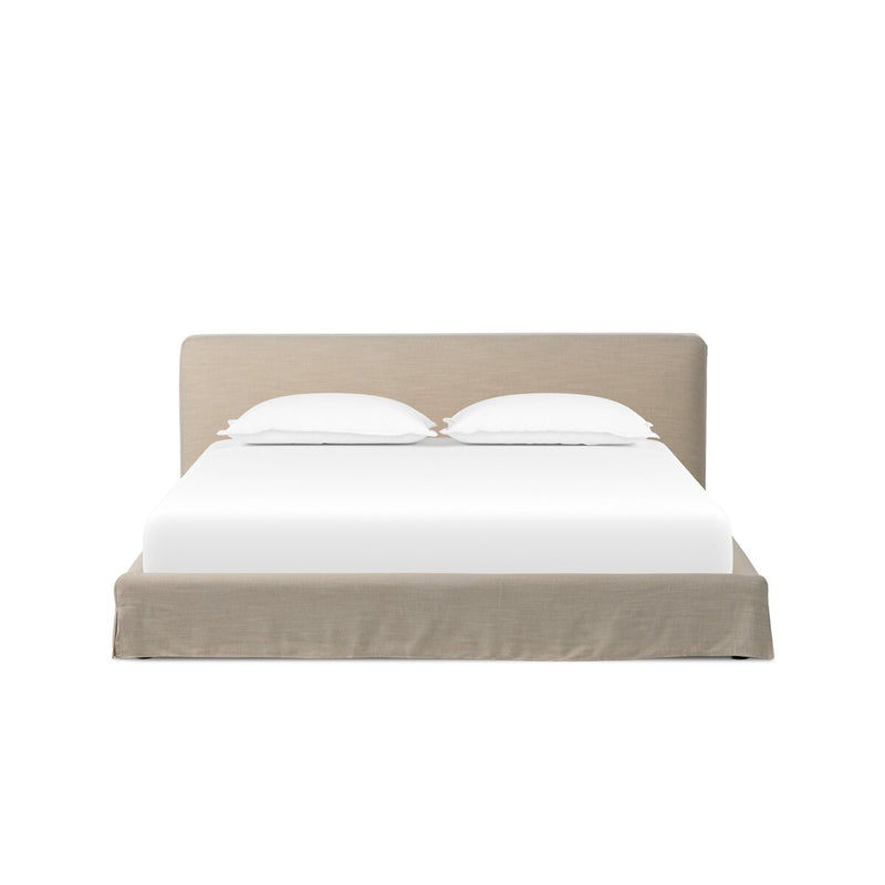 Aidan Slipcover Bed - Savoy Parchment