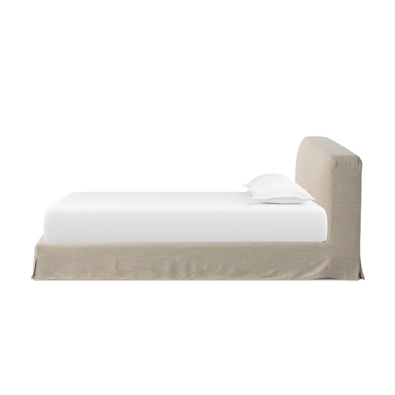 Aidan Slipcover Bed - Savoy Parchment