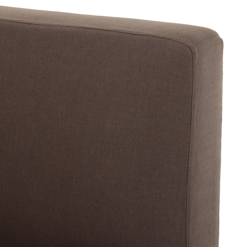 Aidan Slipcover Bed - Savoy Coffee