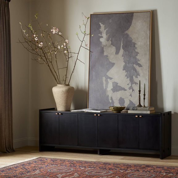Etro Media Console - Black Wash Poplar
