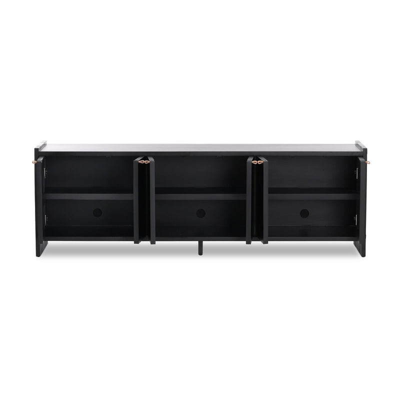 Etro Media Console - Black Wash Poplar