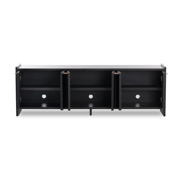 Etro Media Console - Black Wash Poplar
