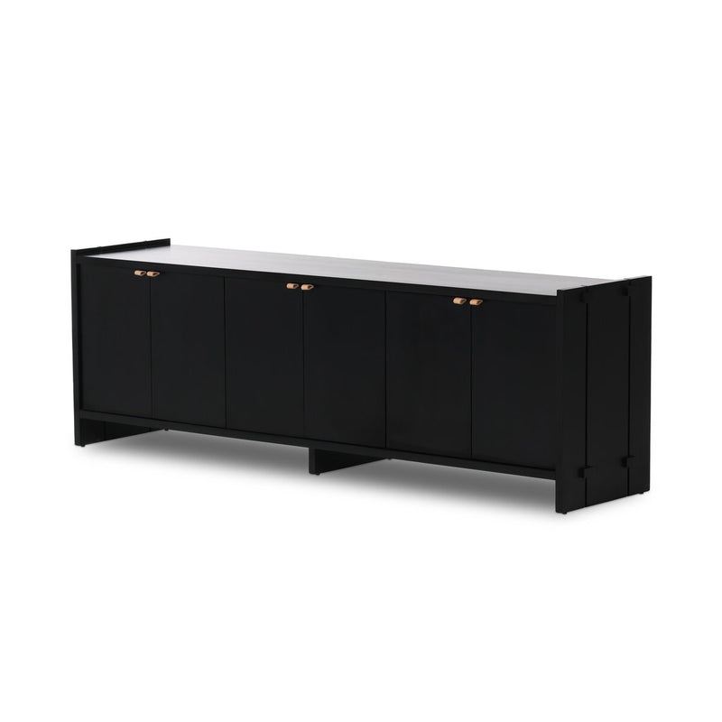 Etro Media Console - Black Wash Poplar