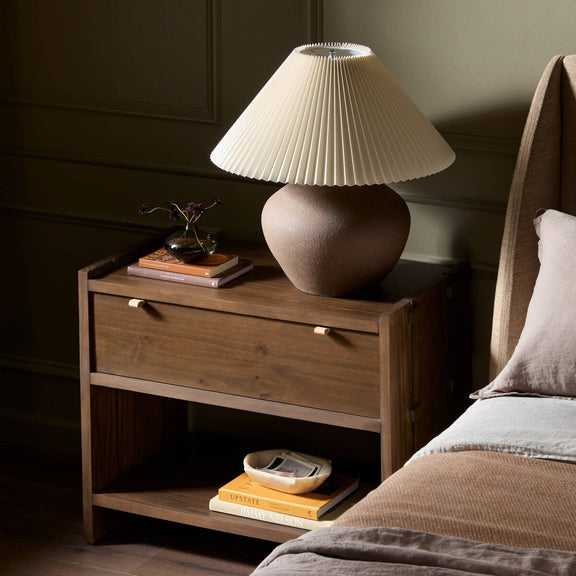 Etro Nightstand - Tawny Pine