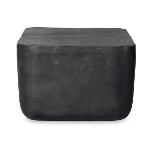 Basil Outdoor Rectangular Coffee Table - Aged Grey