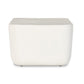 Basil Outdoor Rectangular Coffee Table - Matte White