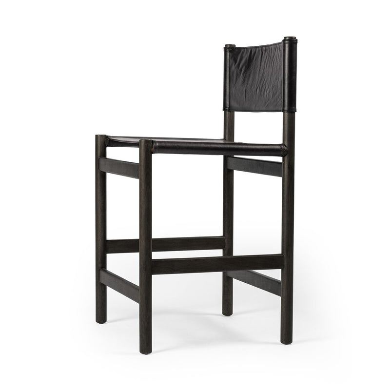Kena Bar + Counter Stool - Sonoma Black & Charcoal Parawood
