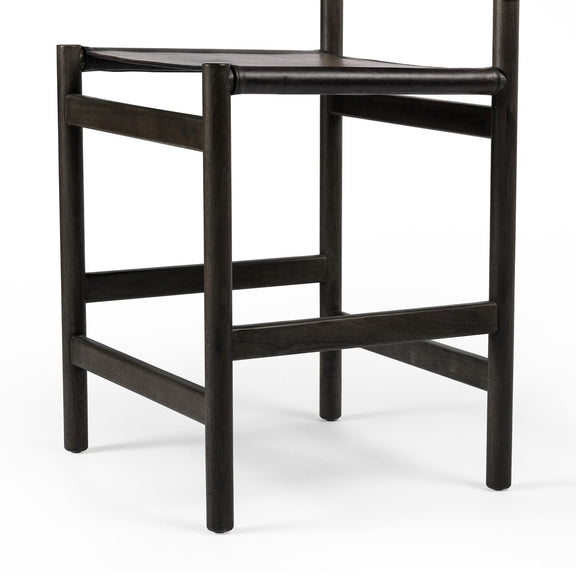 Kena Bar + Counter Stool - Sonoma Black & Charcoal Parawood