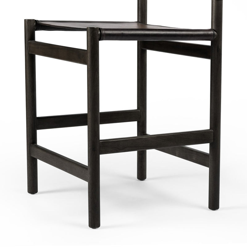 Kena Bar + Counter Stool - Sonoma Black & Charcoal Parawood