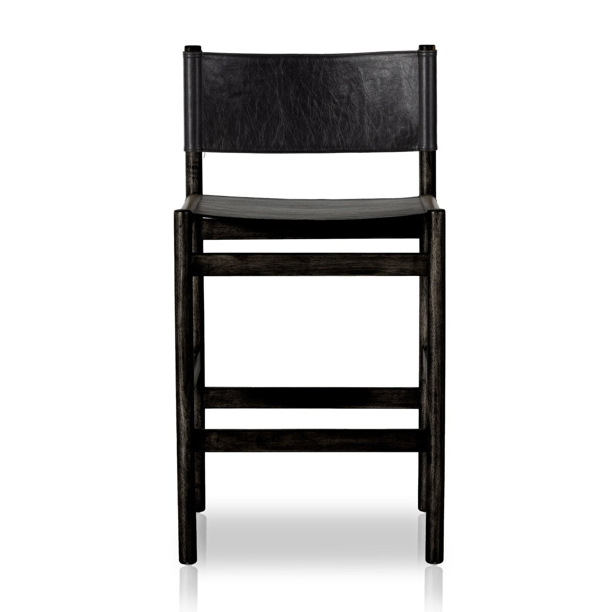 Kena Bar + Counter Stool - Sonoma Black & Charcoal Parawood