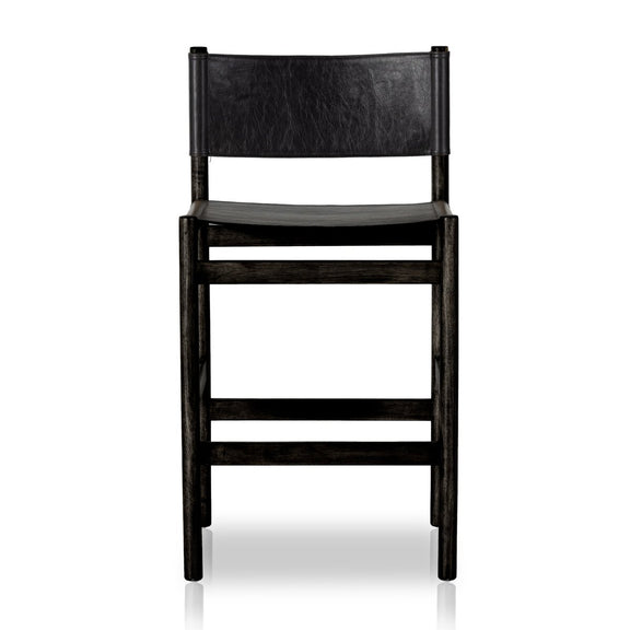 Kena Bar + Counter Stool - Sonoma Black & Charcoal Parawood
