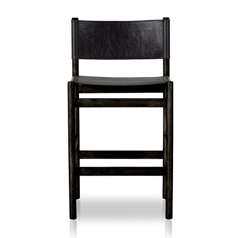 Kena Bar + Counter Stool - Sonoma Black & Charcoal Parawood