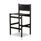 Kena Bar + Counter Stool - Sonoma Black & Charcoal Parawood