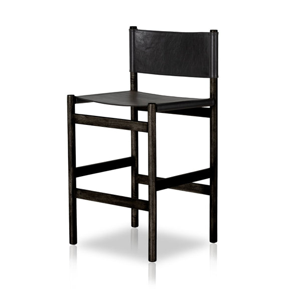 Kena Bar + Counter Stool - Sonoma Black & Charcoal Parawood