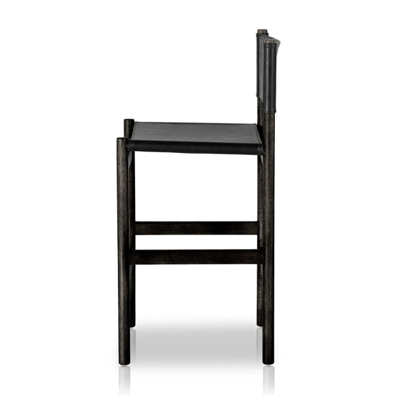 Kena Bar + Counter Stool - Sonoma Black & Charcoal Parawood