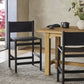 Kena Bar + Counter Stool - Sonoma Black & Charcoal Parawood