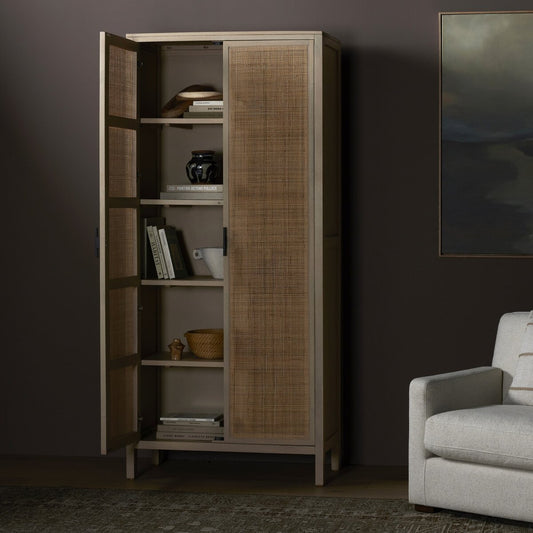 Caprice Tall Cabinet - Natural Mango