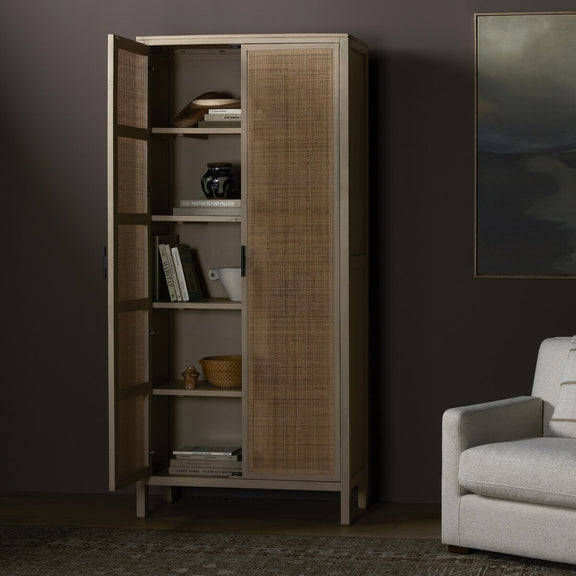 Caprice Tall Cabinet - Natural Mango