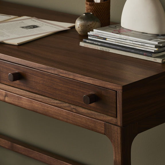 Arturo Desk - Natural Walnut Veneer