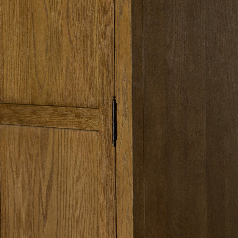 Tolle Panel Door Cabinet - Drifted Oak Solid