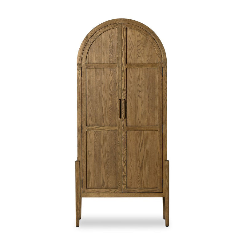 Tolle Panel Door Cabinet - Drifted Oak Solid