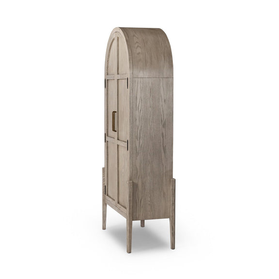 Tolle Panel Door Cabinet - Rustic White