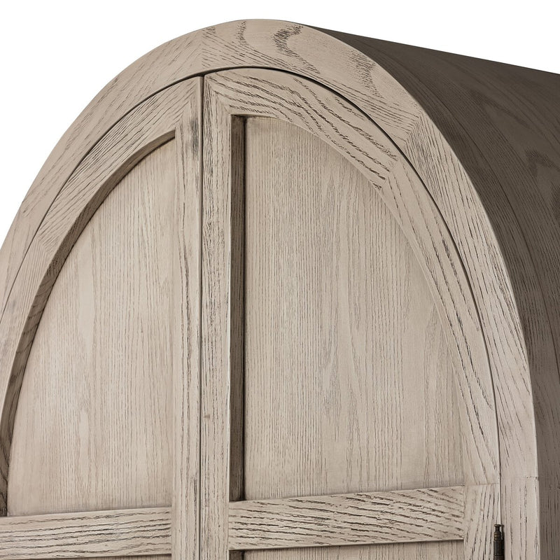 Tolle Panel Door Cabinet - Rustic White